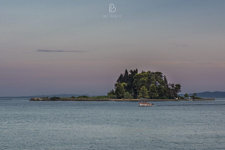 Pontikonisi Mouse Island Corfu monastery