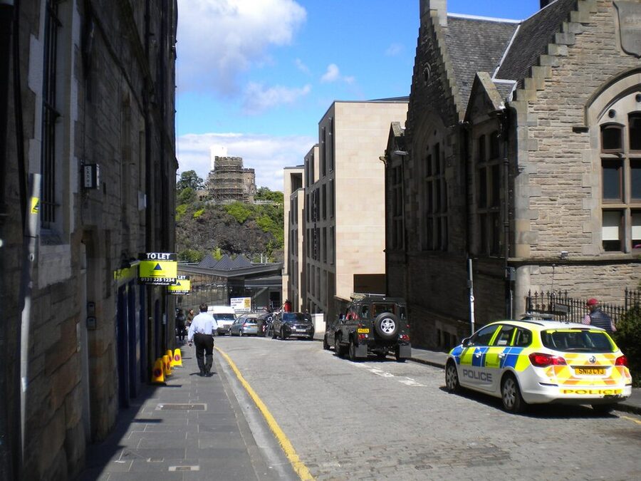 Cranston Street Edinburgh near the Chocolatarium