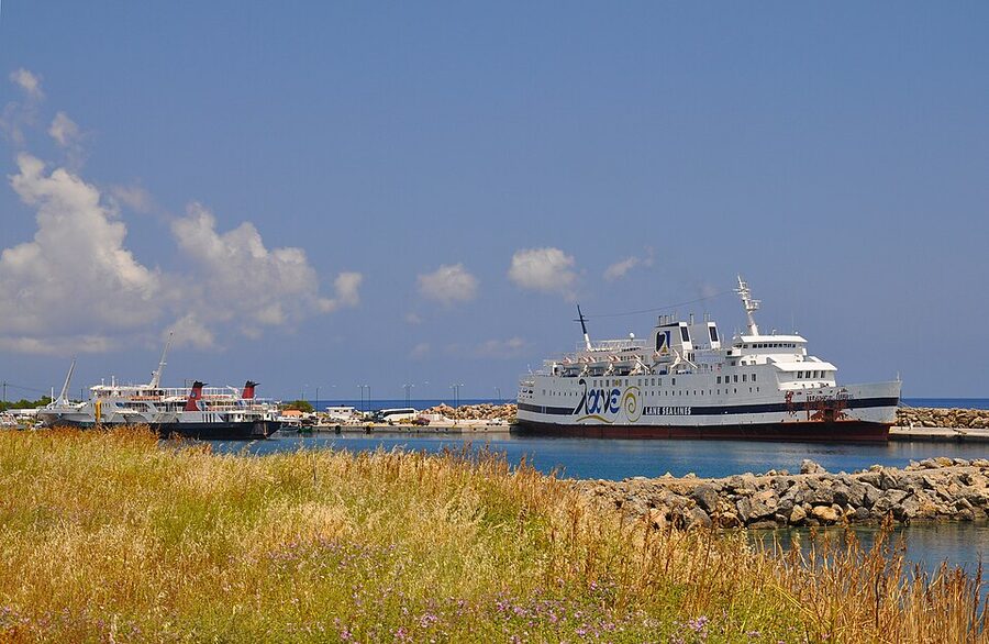 Port of Kissamos Crete town harbour