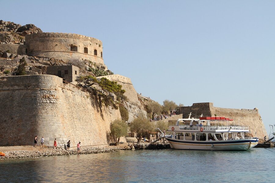 Spinalonga historic sailboat traditional tour Crete