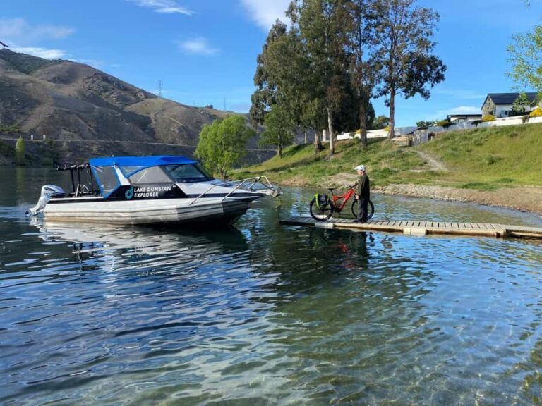 Cromwell: Lake Dunstan Boat & eBike Tour with Winery Lunch - The E-Bike Trail: Exploring at Your Own Pace