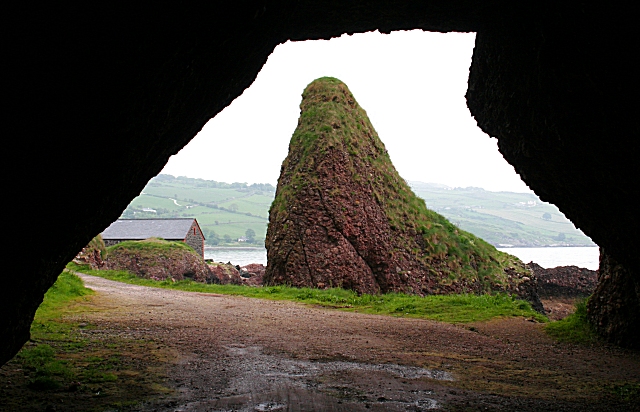 Cushendun Caves on the Antrim Coast, where Melisandre birthed the shadow assassin in Game of Thrones