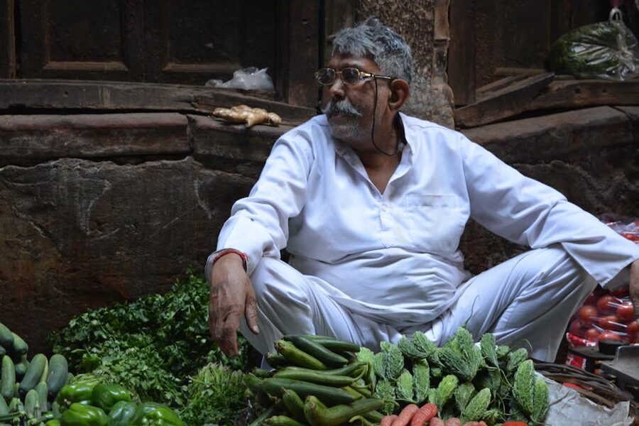 Chai stall Old Delhi India