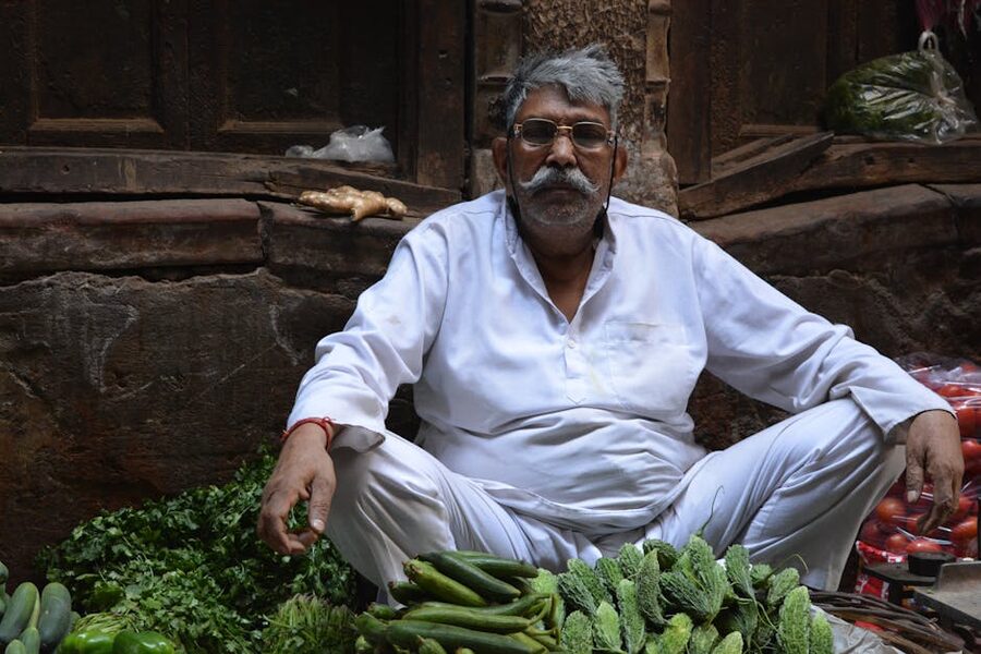 Old Delhi street scene India