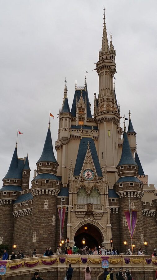 Cinderella Castle at Tokyo Disneyland