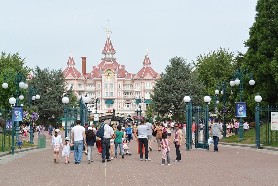 Walt Disney Studios Park entrance area at Disneyland Paris