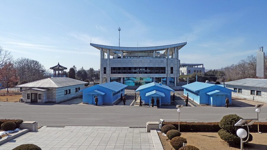 Landscape view looking north toward the DMZ border zone
