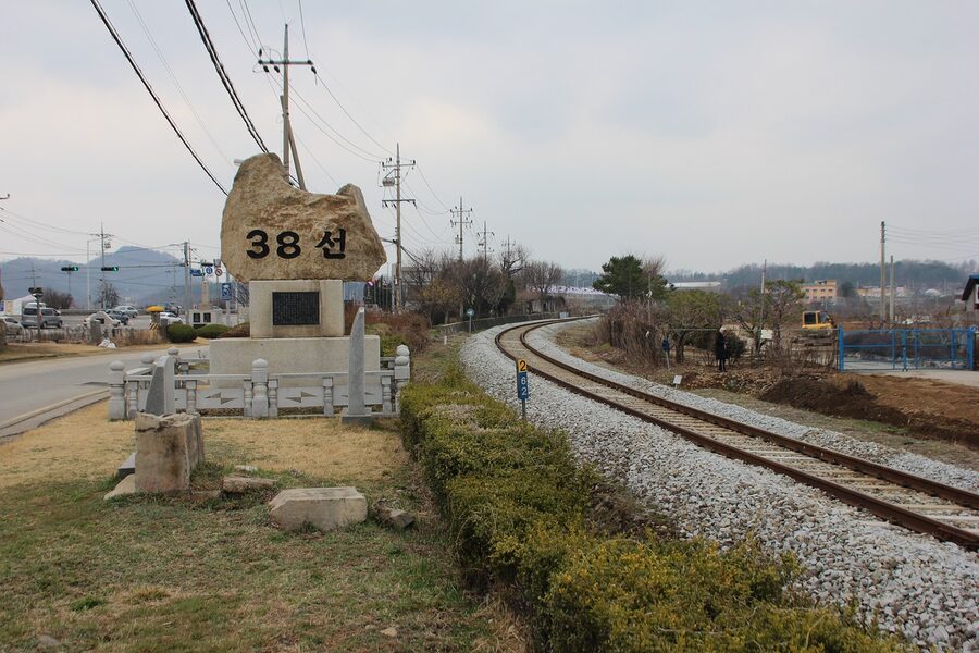 Yeoncheon railroad near the 38th parallel