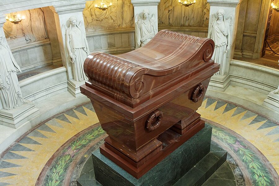 Dome ceiling above Napoleon s Tomb at Les Invalides Paris