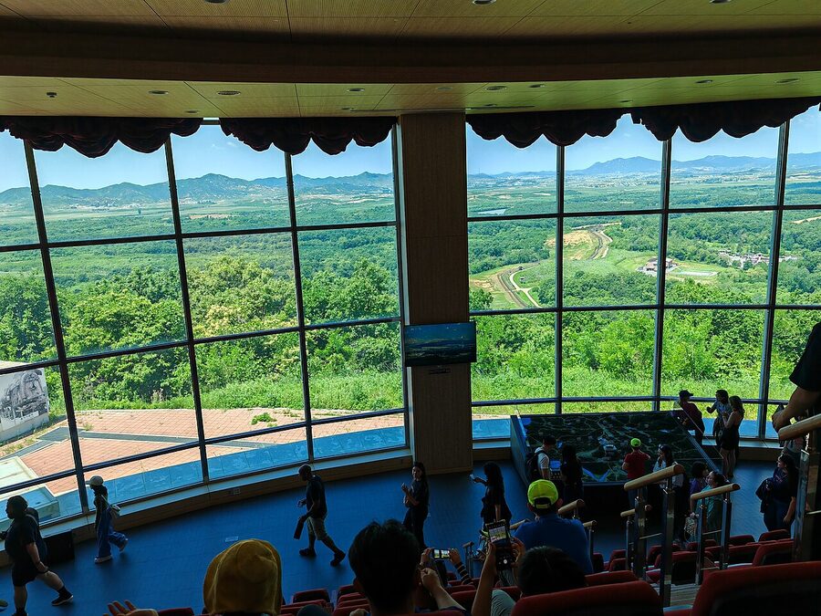 Coin-operated binoculars at Dora Observatory