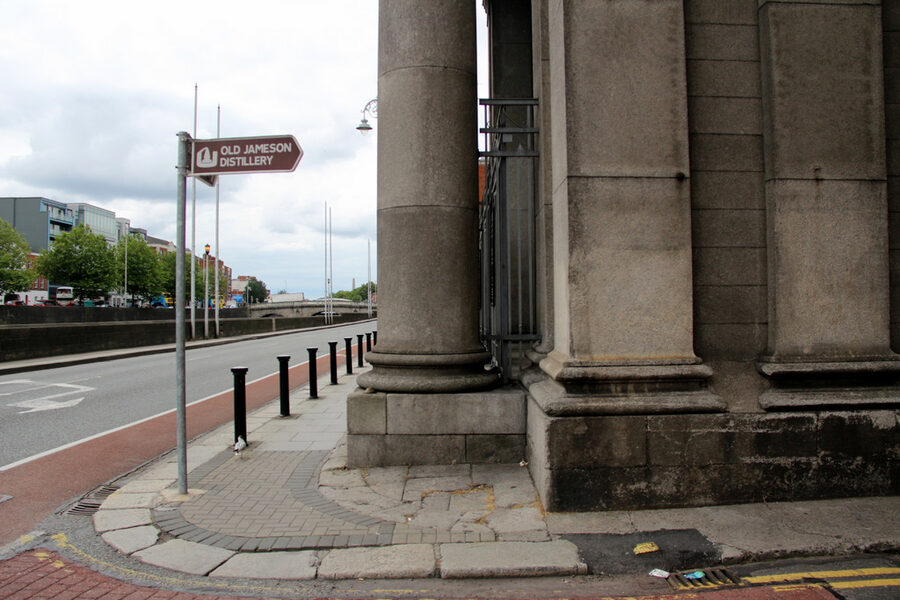 Old Jameson Distillery sign Smithfield Dublin