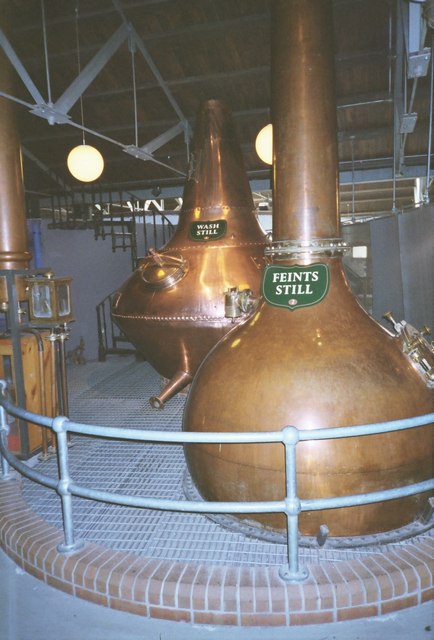 Stills inside the Old Jameson Distillery Dublin
