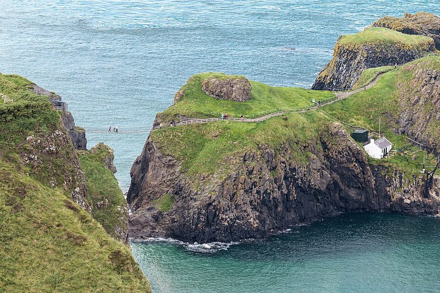 Carrick-a-Rede rope bridge County Antrim coast