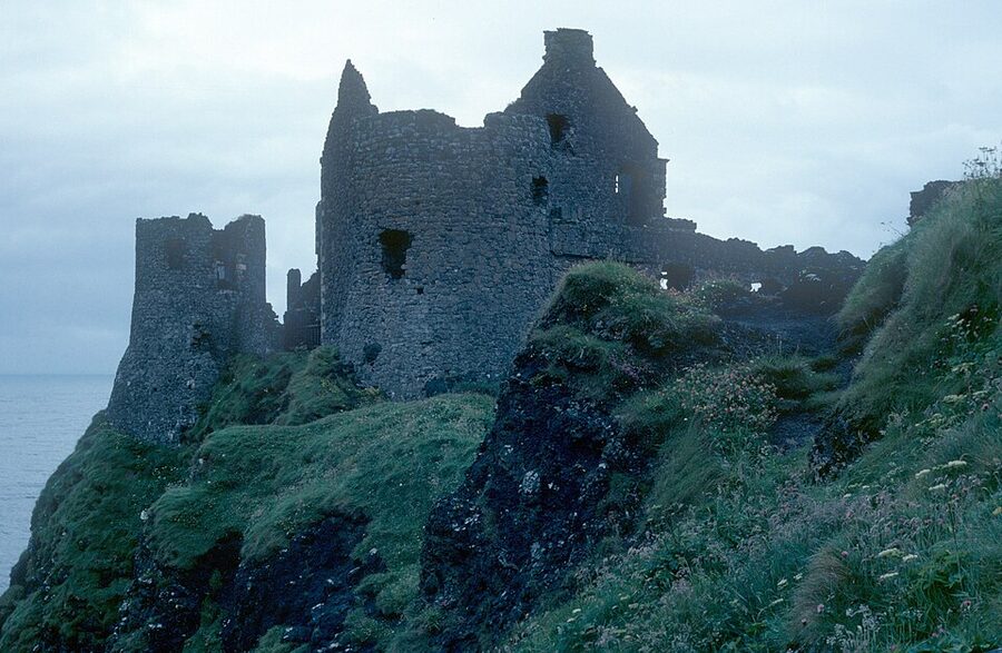 Dunluce Castle from the Causeway Coastal Route