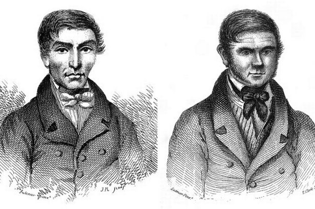 Hare and Burke 1828 drawing