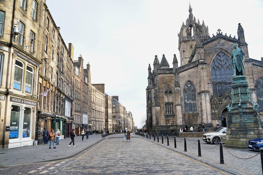 Edinburgh Royal Mile Gothic architecture