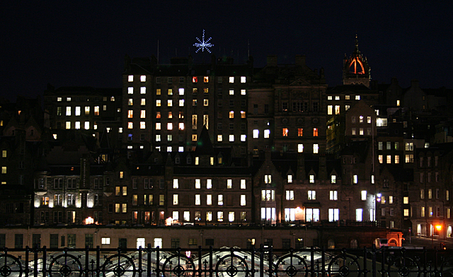 Edinburgh Old Town at night