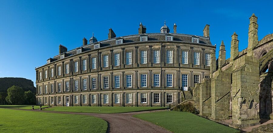 Holyrood Palace and Abbey ruins Edinburgh