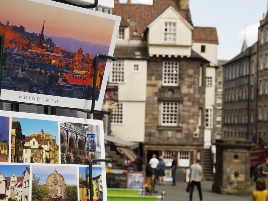 John Knox House on the Royal Mile in Edinburgh, near Mary King's Close
