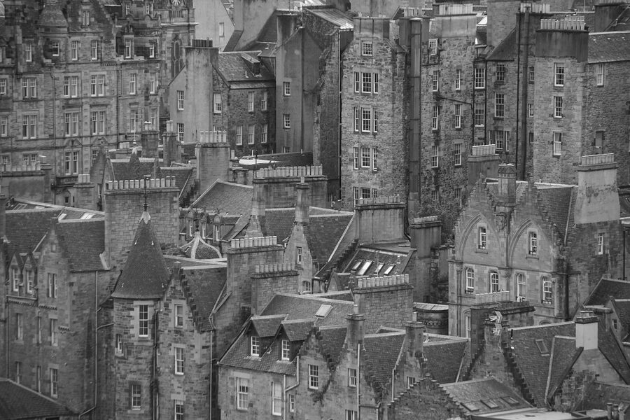 Edinburgh Old Town medieval streets
