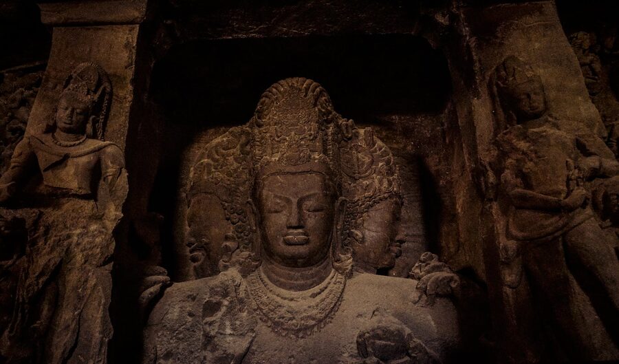 Elephanta Caves Mumbai rock-cut sculptures