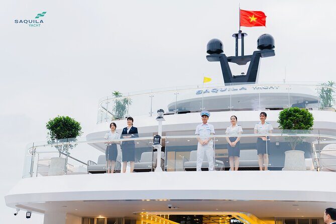 Enjoying the view of Halong City from the Super Yatch - Why This Tour Is Worth Considering