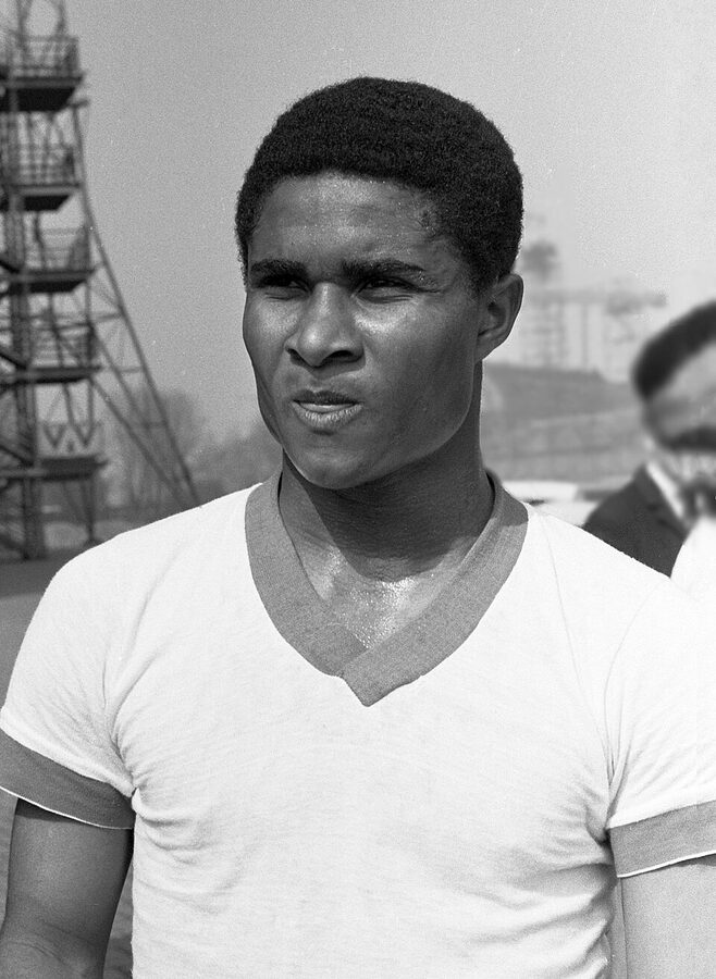 Eusebio of Benfica in 1963