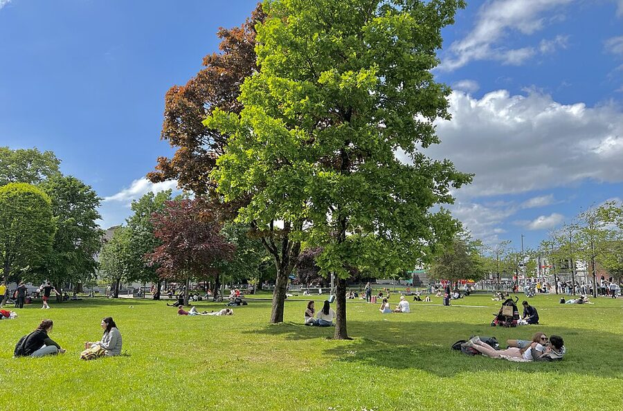 Eyre Square in Galway