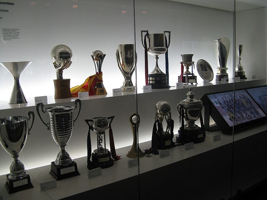 FC Barcelona museum trophy collection