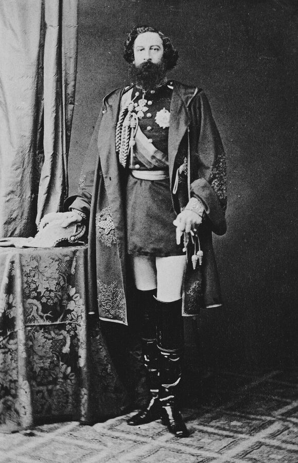 Ferdinand II of Portugal King Consort photographed in 1861