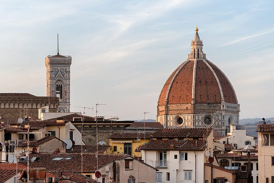 Florence Cathedral and Duomo at sunset