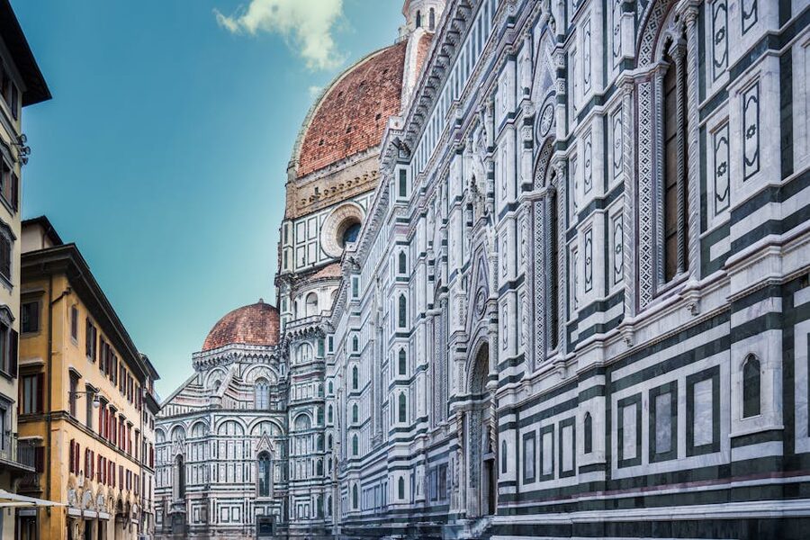 Florence Cathedral facade architectural details