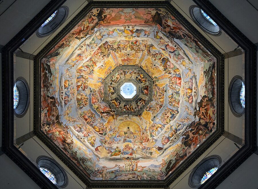 Brunelleschi's Dome on Florence Cathedral exterior