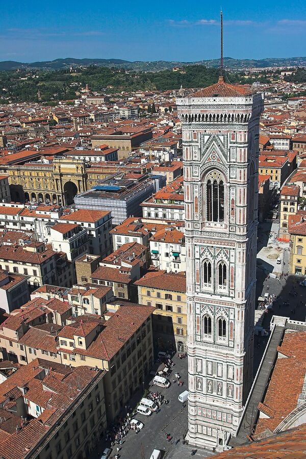 Giotto's Campanile bell tower in Florence
