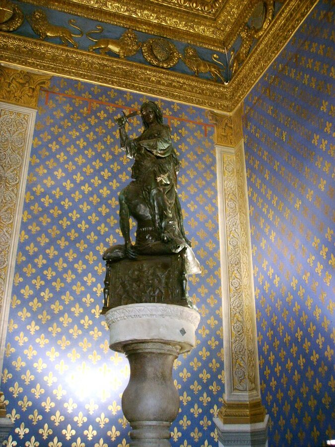 Donatello Judith and Holofernes bronze Palazzo Vecchio Florence