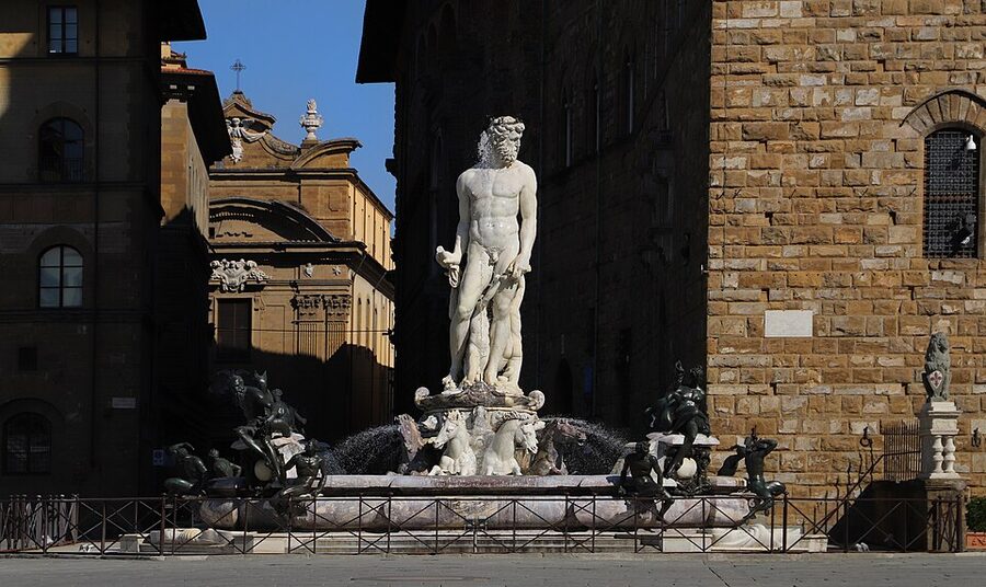 Neptune Fountain Piazza della Signoria Florence