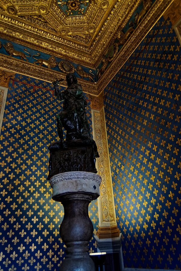 Sala dei Gigli Hall of the Lilies original 15th century Palazzo Vecchio Florence