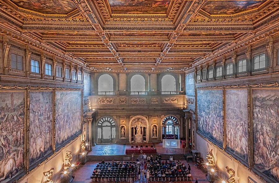 Salone dei Cinquecento Hall of the Five Hundred Palazzo Vecchio Florence