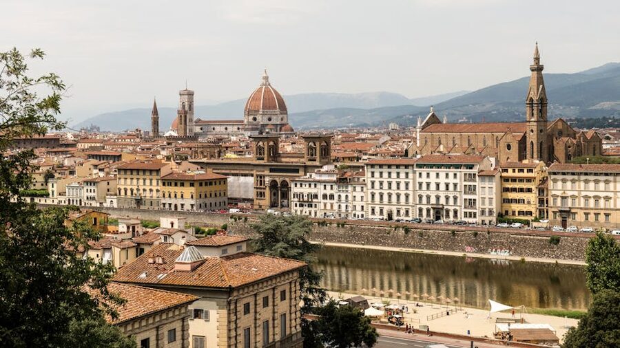 View from Piazzale Michelangelo over the Florence skyline