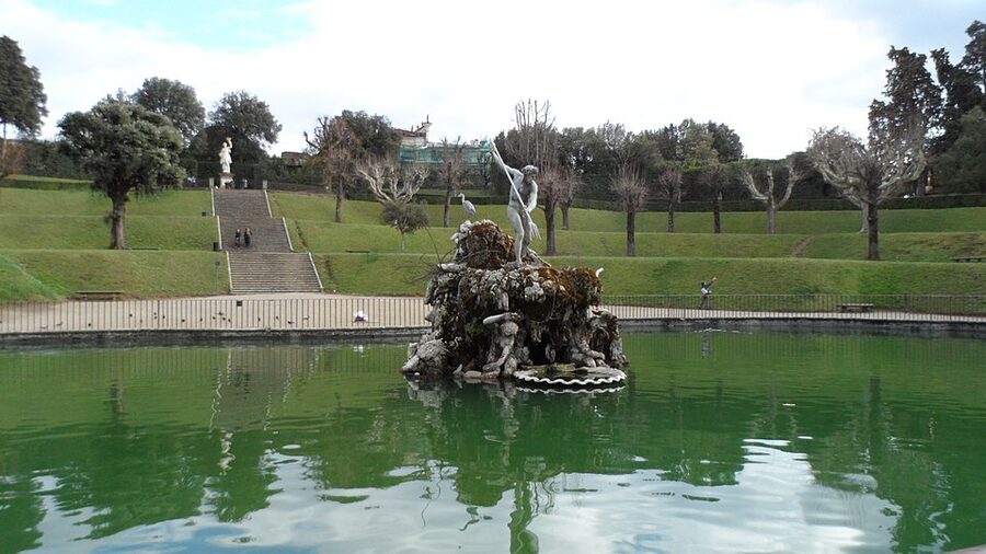Neptune fountain in Boboli Gardens