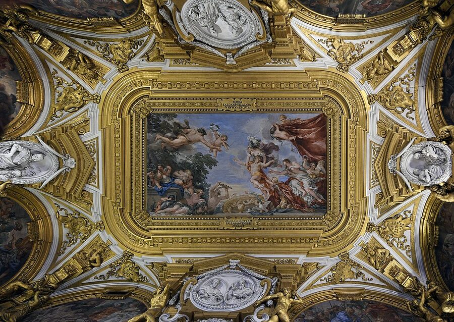 Hall of Venus ceiling Pitti Palace