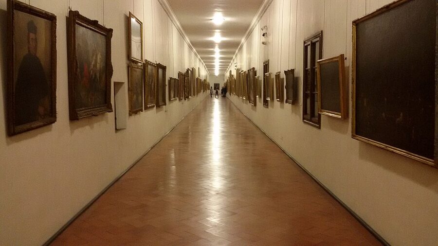 Inside the Vasari Corridor Florence