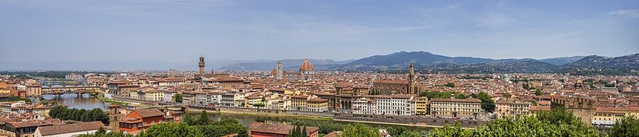 Panorama of Florence from Piazzale Michelangelo