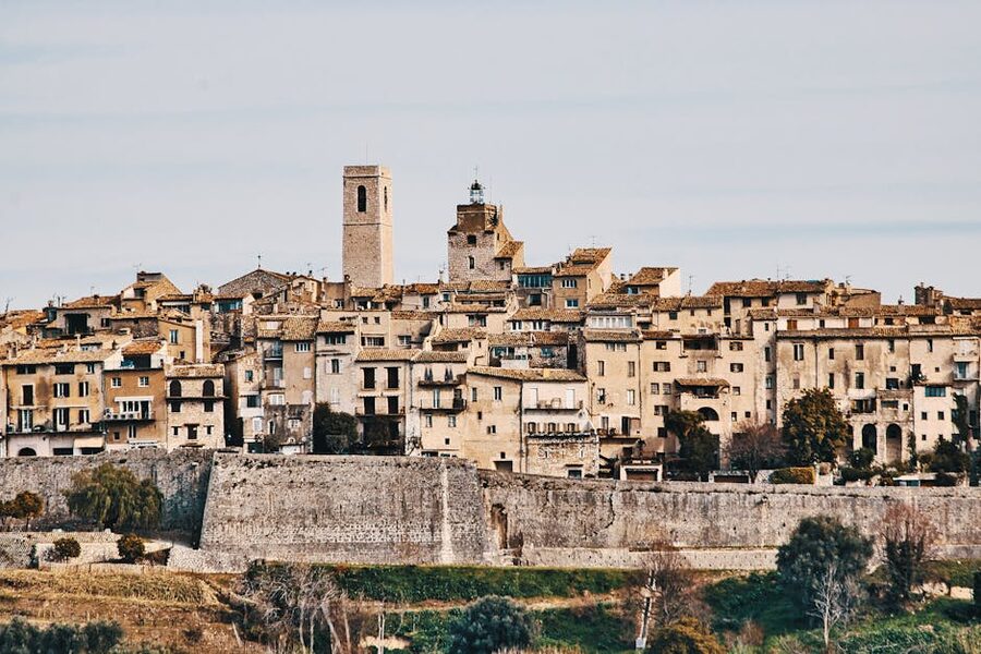 Saint-Paul-de-Vence medieval village on the French Riviera