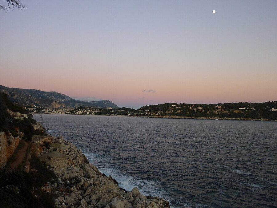 Villefranche-sur-Mer harbor and bay