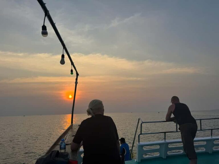 From Phu Quoc: Sunset and Night Squid Fishing - A Scenic Welcome: Hotel Pickup and Beginning the Cruise