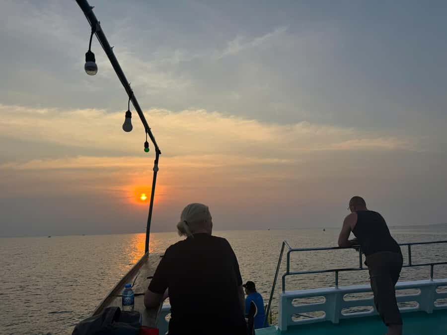 From Phu Quoc: Sunset and Night Squid Fishing - A Scenic Welcome: Hotel Pickup and Beginning the Cruise