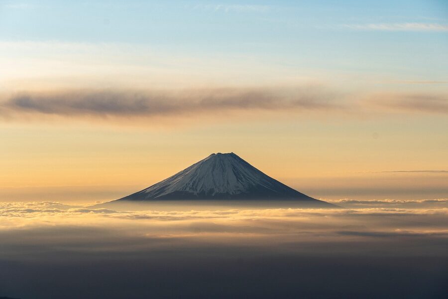 Mount Fuji travel destination nature scenery