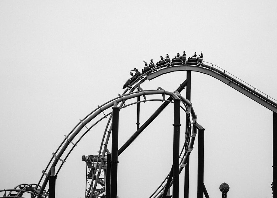 Fuji-Q Highland attractions entrance area