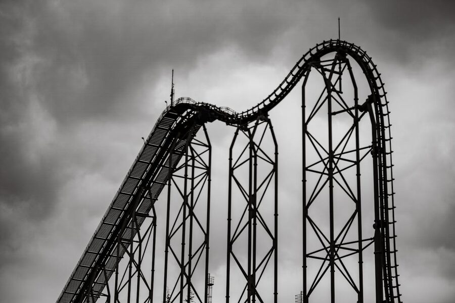 Fuji-Q Highland park ride Japan